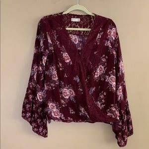 Altar’d State floral blouse